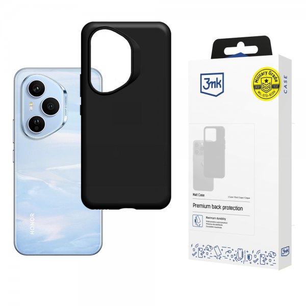 3mk Honor 400 Pro Kuori Matta Case Musta