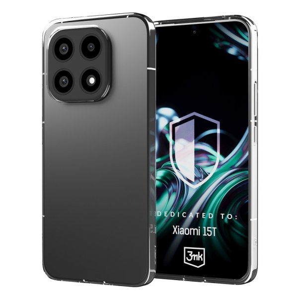 3mk Xiaomi 15T Kuori Clear Case Läpinäkyvä