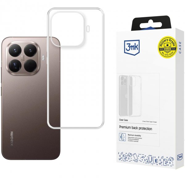3mk Xiaomi 15T Pro Kuori Kirkas Kotelo Läpinäkyvä
