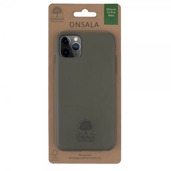 Onsala iPhone 12 Pro Max Kuori ECO Vihreä