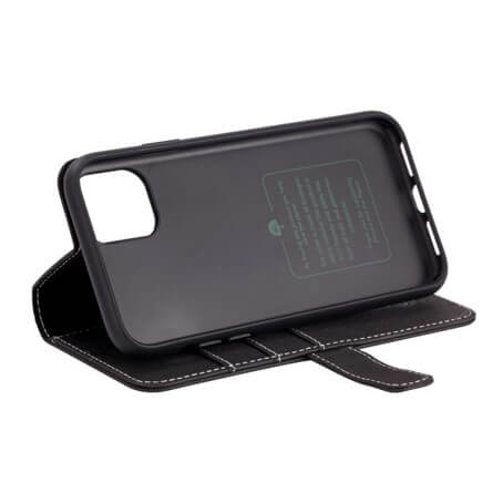 Onsala iPhone 11 Pro Max Kotelo ECO Musta
