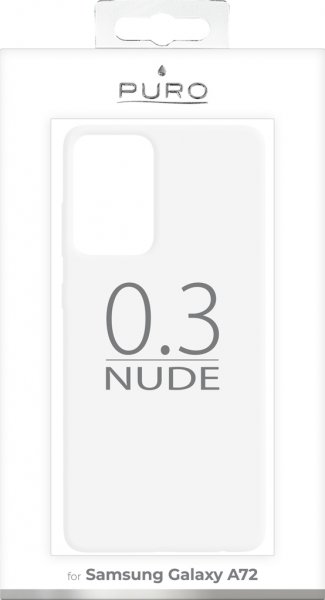 Puro Samsung Galaxy A72 Kuori Nude Läpinäkyvä