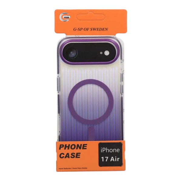 iPhone Air Kotelo Korrugoitu MagSafe Violetti