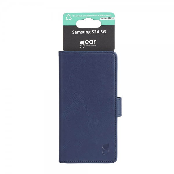 Gear Samsung Galaxy S24 Suojakuori 3 Korttipaikkaa Sininen