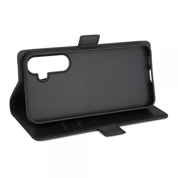 Gear Samsung Galaxy S23 FE Kotelo 3 korttipaikkaa Musta