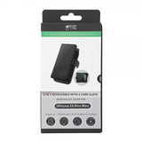 Gear iPhone 15 Pro Max Kuori 3 korttipaikkaa Irrotettava kuori MagSeries Musta