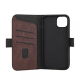Gear iPhone 15 Plus Suojakuori 3 korttipaikkaa MagSeries Ruskea