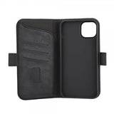Gear iPhone 15 Plus -suojakotelo, 3 korttipaikkaa, MagSeries, musta