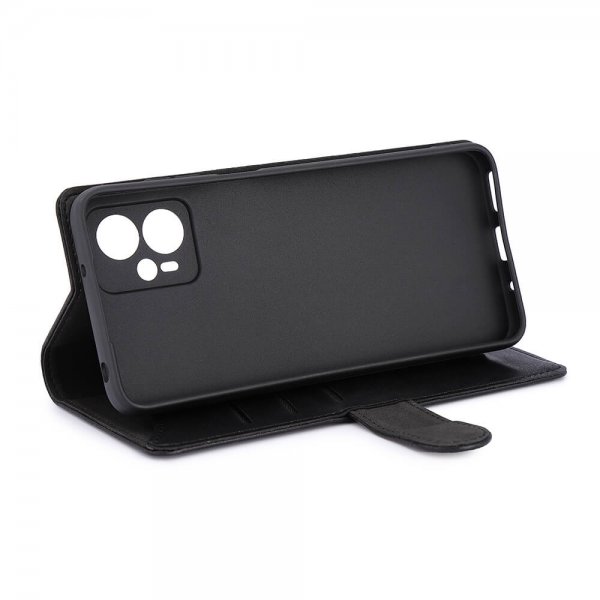 Gear Motorola Moto G23 Kotelo, 3 korttipaikkaa, Musta