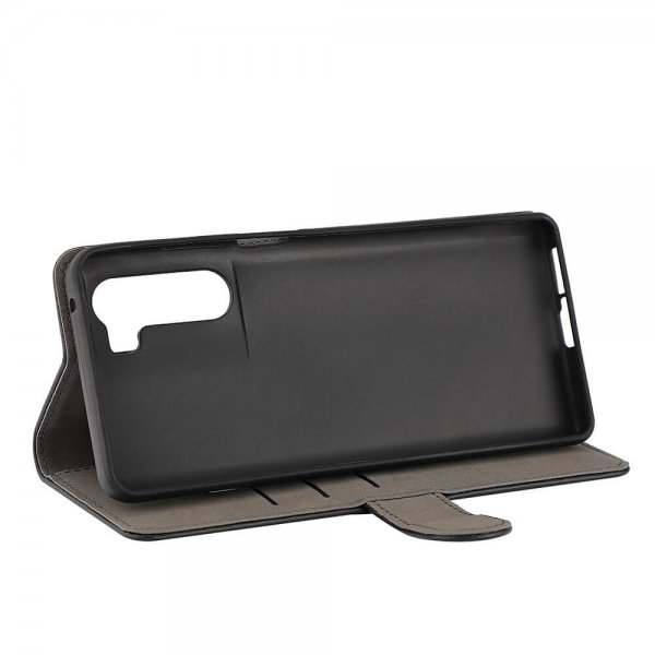 Gear Motorola Moto G200 -lompakkokotelo 3 korttipaikkaa musta