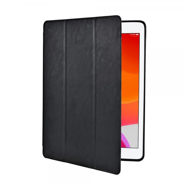 Gear iPad 10.2 (7/8/9 sukupolven) kotelo, kolmiosainen teline, musta