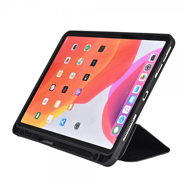 Gear iPad Air 10.9 (sukupolvi 4/5) Trifold Stand Folio -suojakotelo, musta