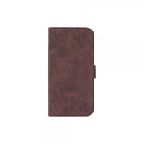 Gear iPhone 12 Pro Max Kuori Mobile Wallet Nubuck Ruskea