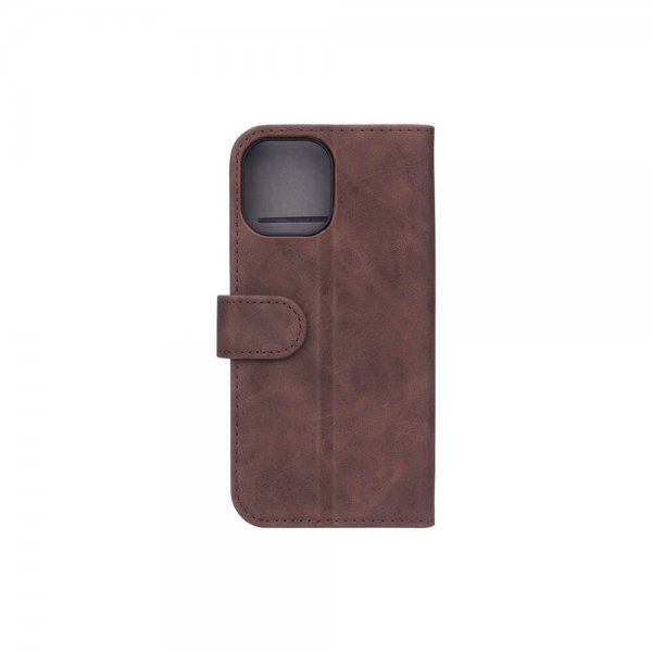 Gear iPhone 12 Pro Max Kuori Mobile Wallet Nubuck Ruskea