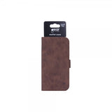 Gear iPhone 12 Pro Max Kuori Mobile Wallet Nubuck Ruskea