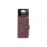 Gear iPhone 12 Mini Kotelo Mobile Wallet Nubuk Ruskea