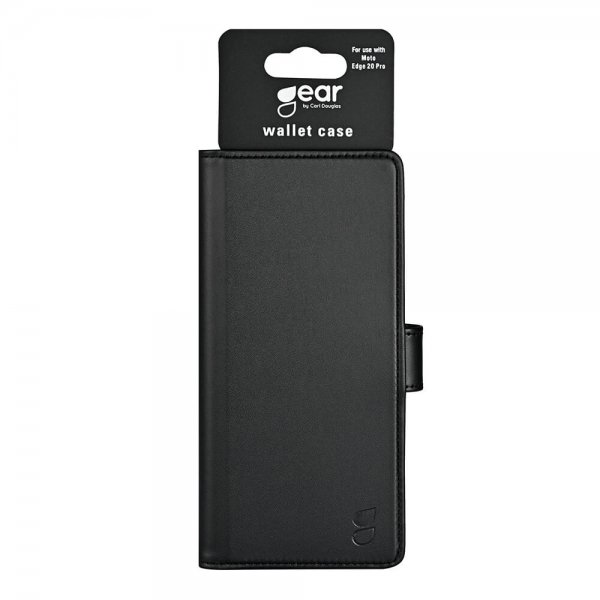 Gear Motorola Edge 20 Pro Kotelo, 3 korttipaikkaa, musta