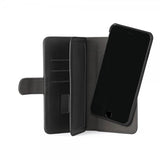 Gear iPhone 11 -kotelo, 7 korttipaikkaa, irrotettava kuori, musta