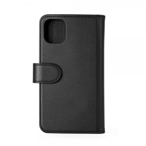 Gear iPhone 11 -kotelo, 7 korttipaikkaa, irrotettava kuori, musta