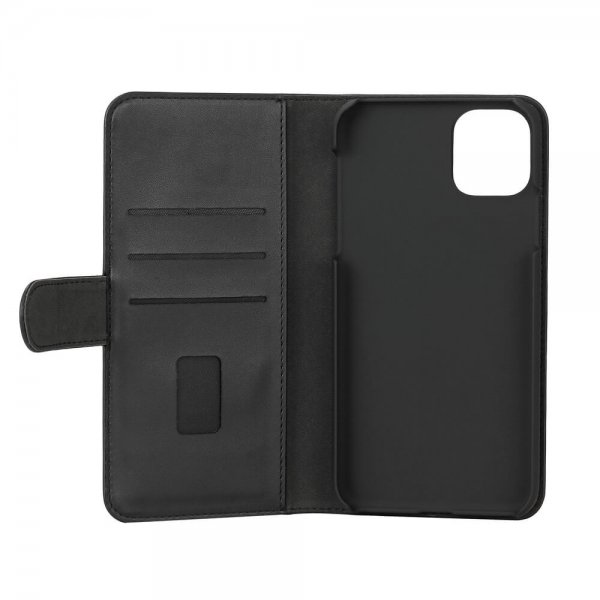 Gear iPhone 11 Pro Max -kotelo, 3 korttipaikkaa, irrotettava kuori, musta