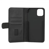 Gear iPhone 11 Pro Max -kotelo, 3 korttipaikkaa, irrotettava kuori, musta