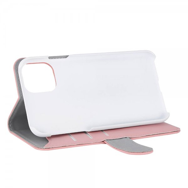 Gear iPhone 11 -suojakotelo, 3 korttipaikkaa, vaaleanpunainen