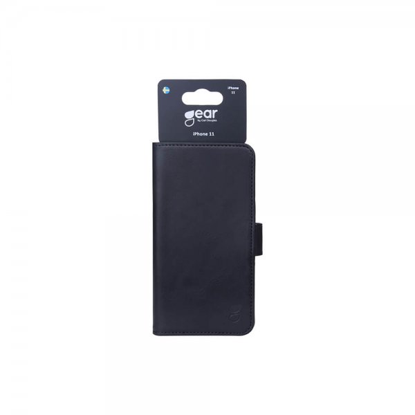 Gear iPhone 11 -suojakotelo, 3 korttipaikkaa, musta