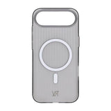 Rvelon iPhone Air -kuori, aallotettu, MagSafe, harmaa