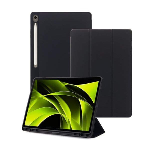 Mobile Origin Samsung Galaxy Tab S10 FE Plus Kotelo Easy Tablet Case Musta