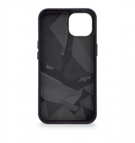 Decoded iPhone 14 Plus -kuoret nahkainen takakuori, tummansininen