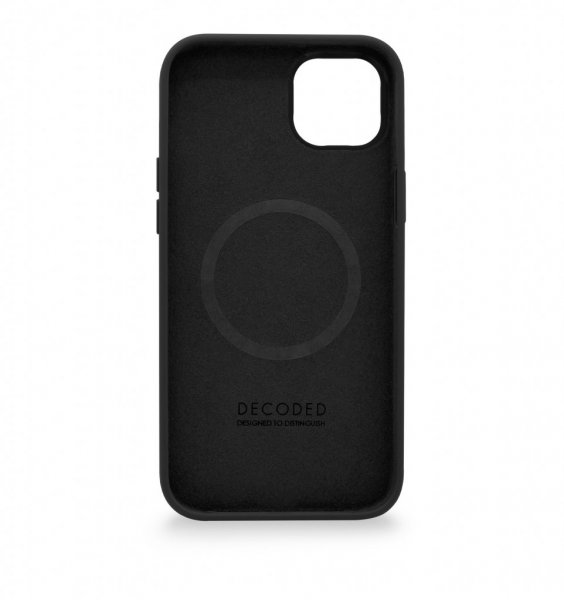 Decoded iPhone 14 Plus Silicone Backcover - Charcoal