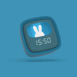 Mobility on Board Herätyskello yövalolla Billy Clock tummansininen