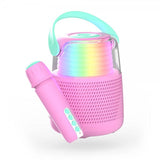 Mobility on Board Kaiutin Karaoke-setti LED Pinkki