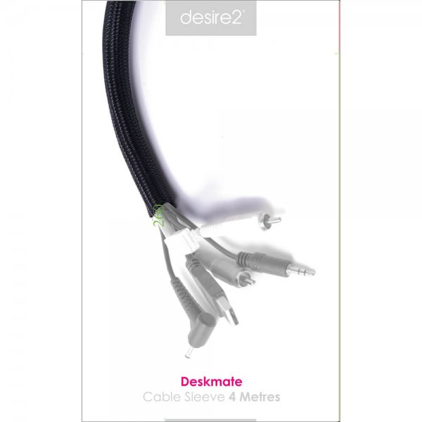 desire2 Kaapelisuoja 13 mm 4 m Tarranauhakiinnityksellä