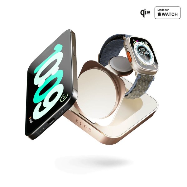 Zens Langaton laturi Nightstand Charger Pro 2 MagSafe Copper