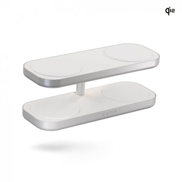 Zens Langaton Laturi Quattro Pro 4 Qi2 MagSafe Valkoinen