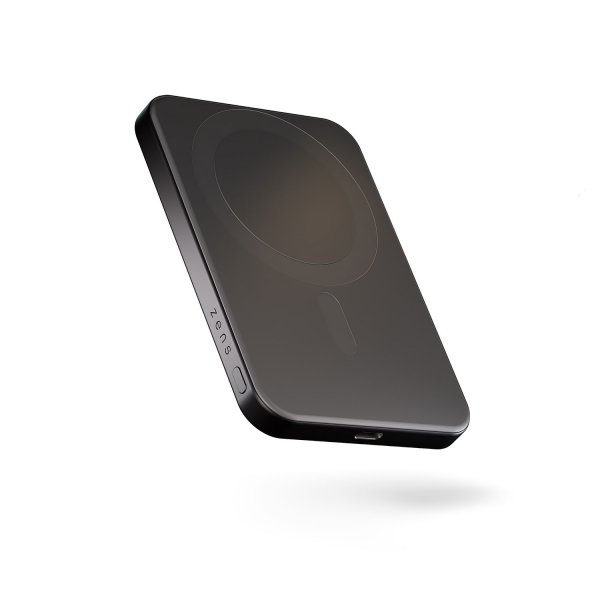 Zens Powerbank Pro 1 Slim 5000 mAh Qi2 MagSafe Musta