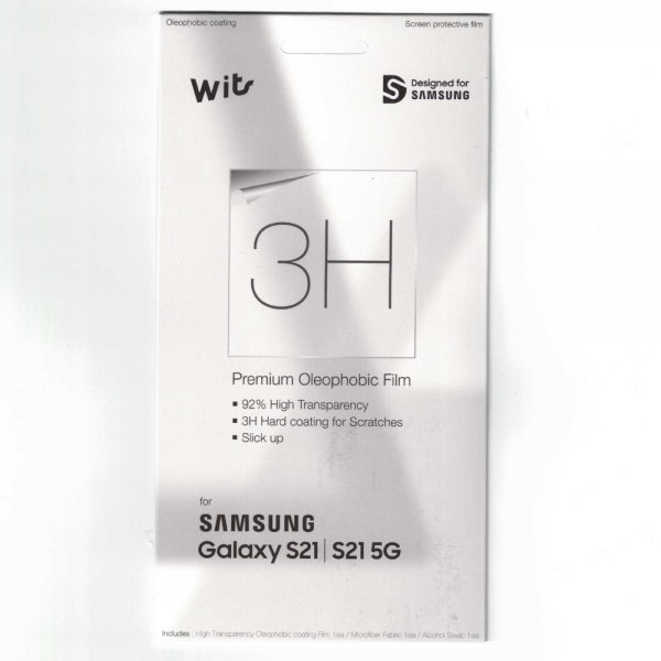 Samsung Galaxy S21 Plus näytönsuoja Premium oleofobinen kalvo