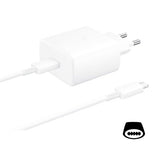 Samsung Alkuperäinen Seinälaturi 45W USB-C–USB-C-kaapelilla Valkoinen