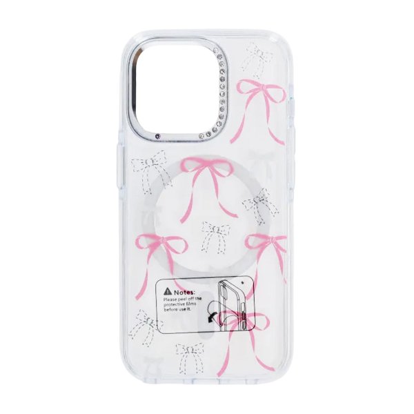 iPhone 15 Pro -kuori kuvioitu MagSafe Rusetti