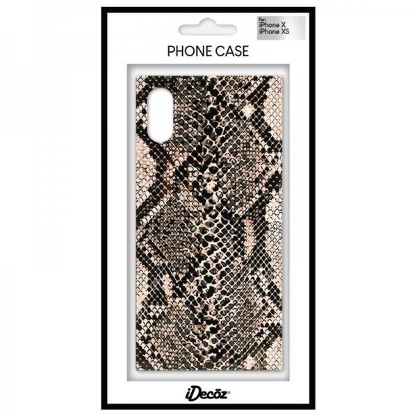 iDecoz iPhone X/Xs kuori Square Case Python