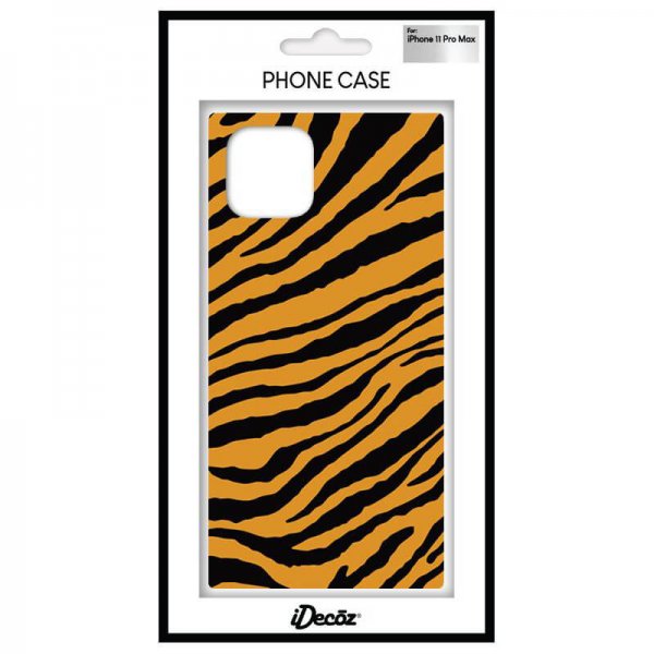 iDecoz iPhone 11 Pro Max -kuoret Square Case Tiger