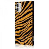 iDecoz iPhone 11 -suojakuori, neliömalli, Tiger