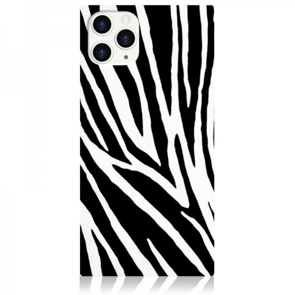 iDecoz iPhone 11 Pro Max -suojakuori Square Case Zebra