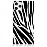 iDecoz iPhone 11 Pro Max -suojakuori Square Case Zebra