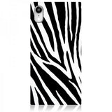 iDecoz iPhone Xr -suojakuori Square Case Zebra