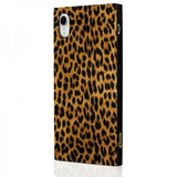 iDecoz iPhone Xr -suojakuori Square Case Leopard