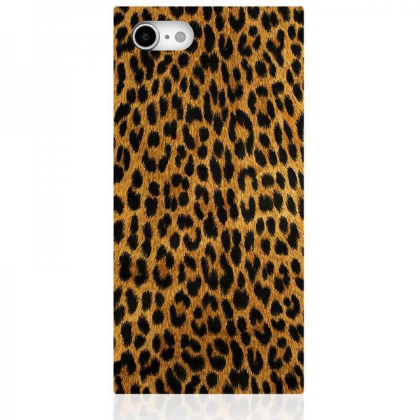 iDecoz iPhone 7/8/SE Suojakuori Square Case Leopard