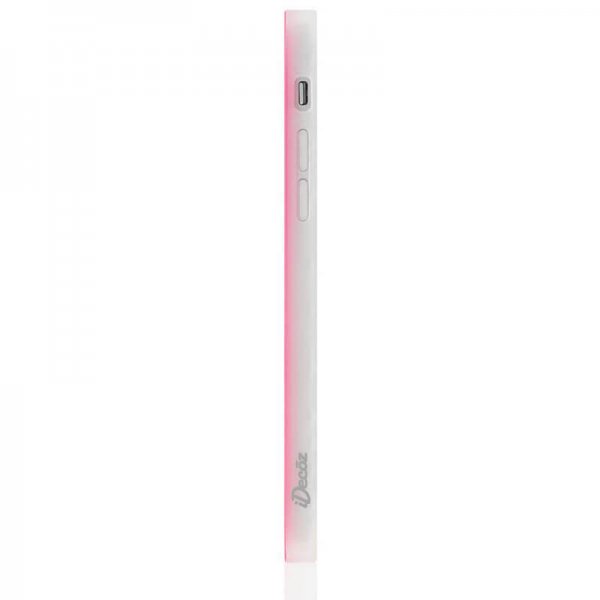 iDecoz iPhone Xs Max Suojakuori Square Case Neon Pinkki