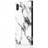 iDecoz iPhone Xs Max Kuori Square Case Marble White